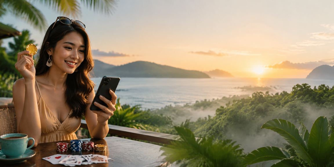 Malay-styled Teen Patti game in Kota Kinabalu with an ocean view